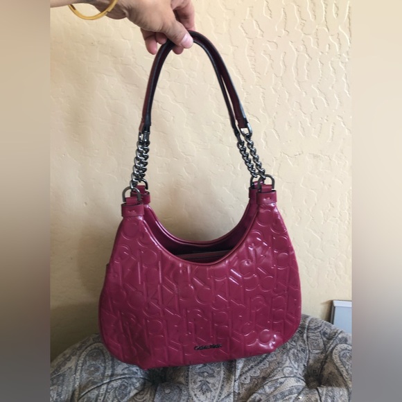 Burgundy CK bag - Picture 1 of 5